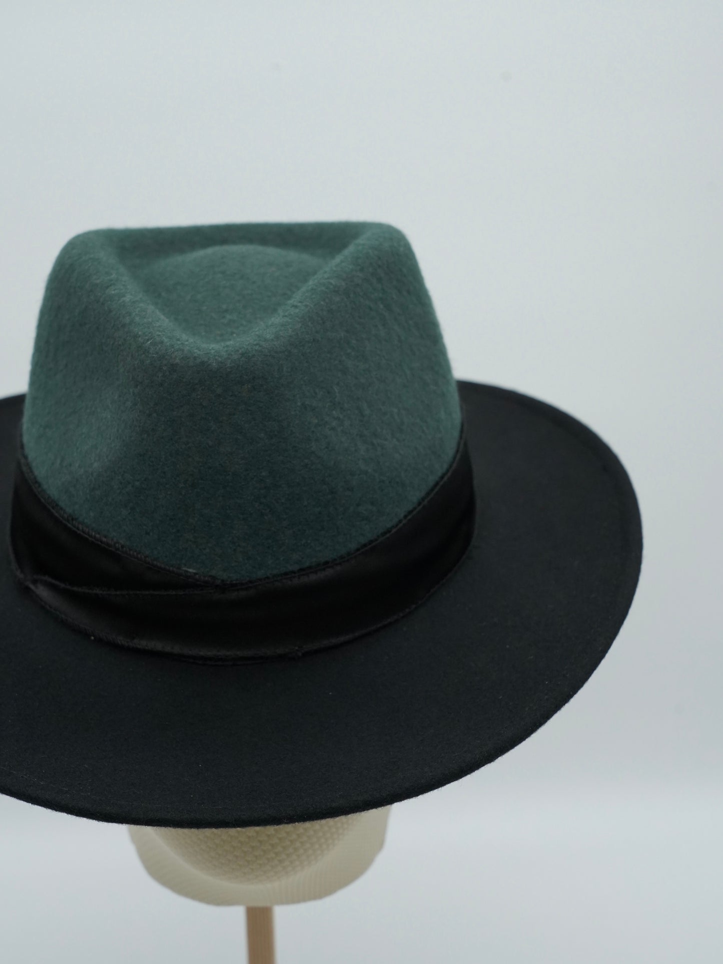 Cappello Texas Verde/Nero in feltro