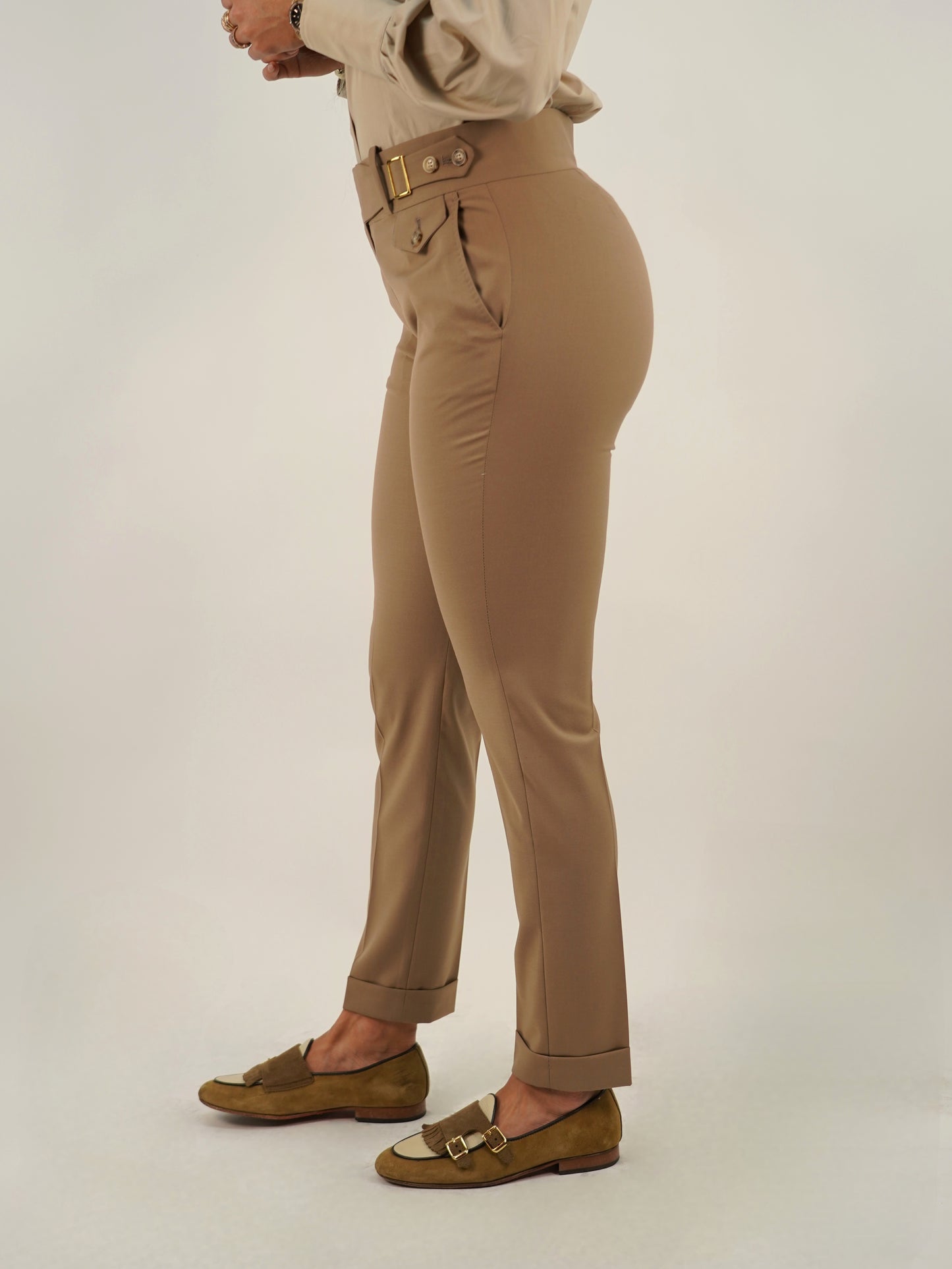 Giacca doppiopetto Tortora