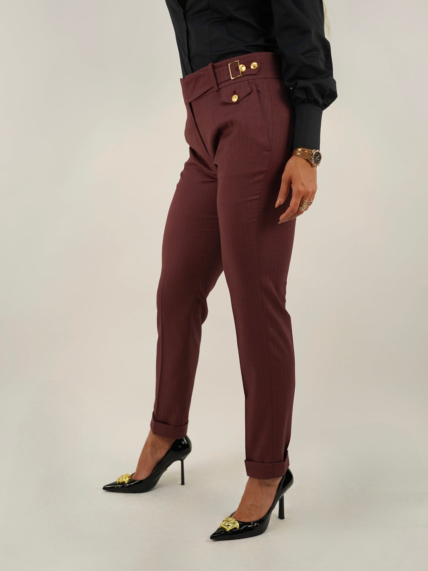 Giacca doppiopetto rubino