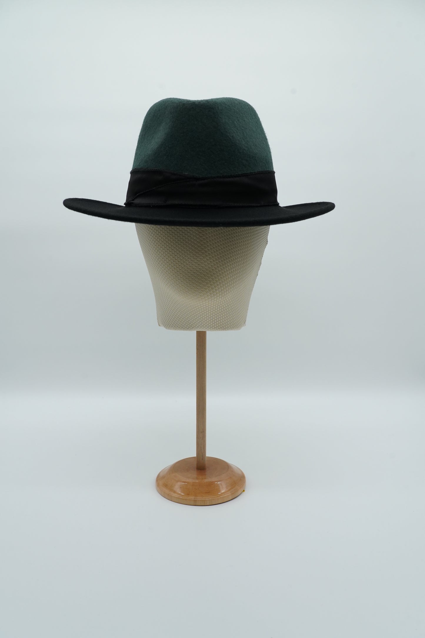 Cappello Texas Verde/Nero in feltro