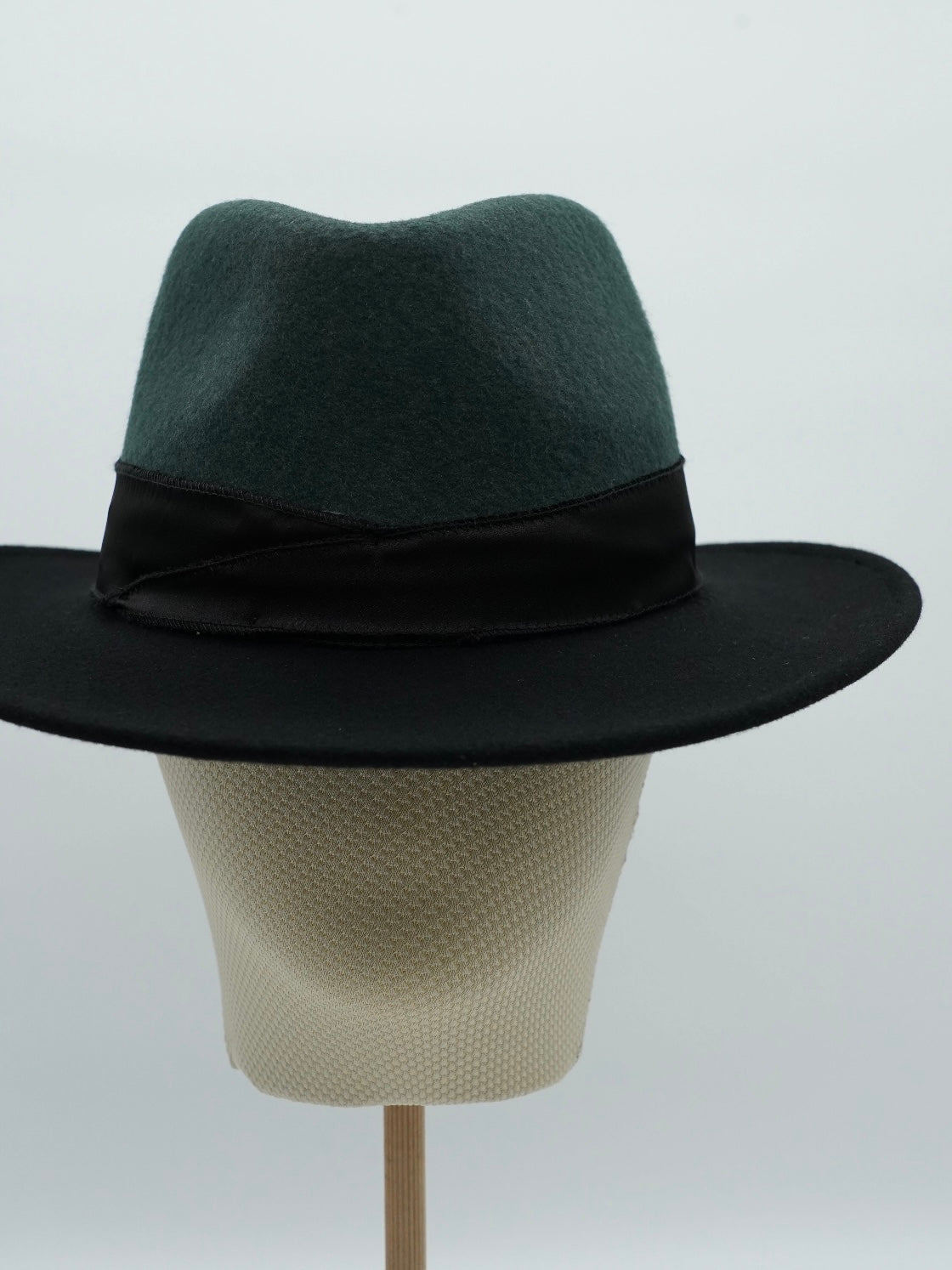 Cappello Texas Verde/Nero in feltro