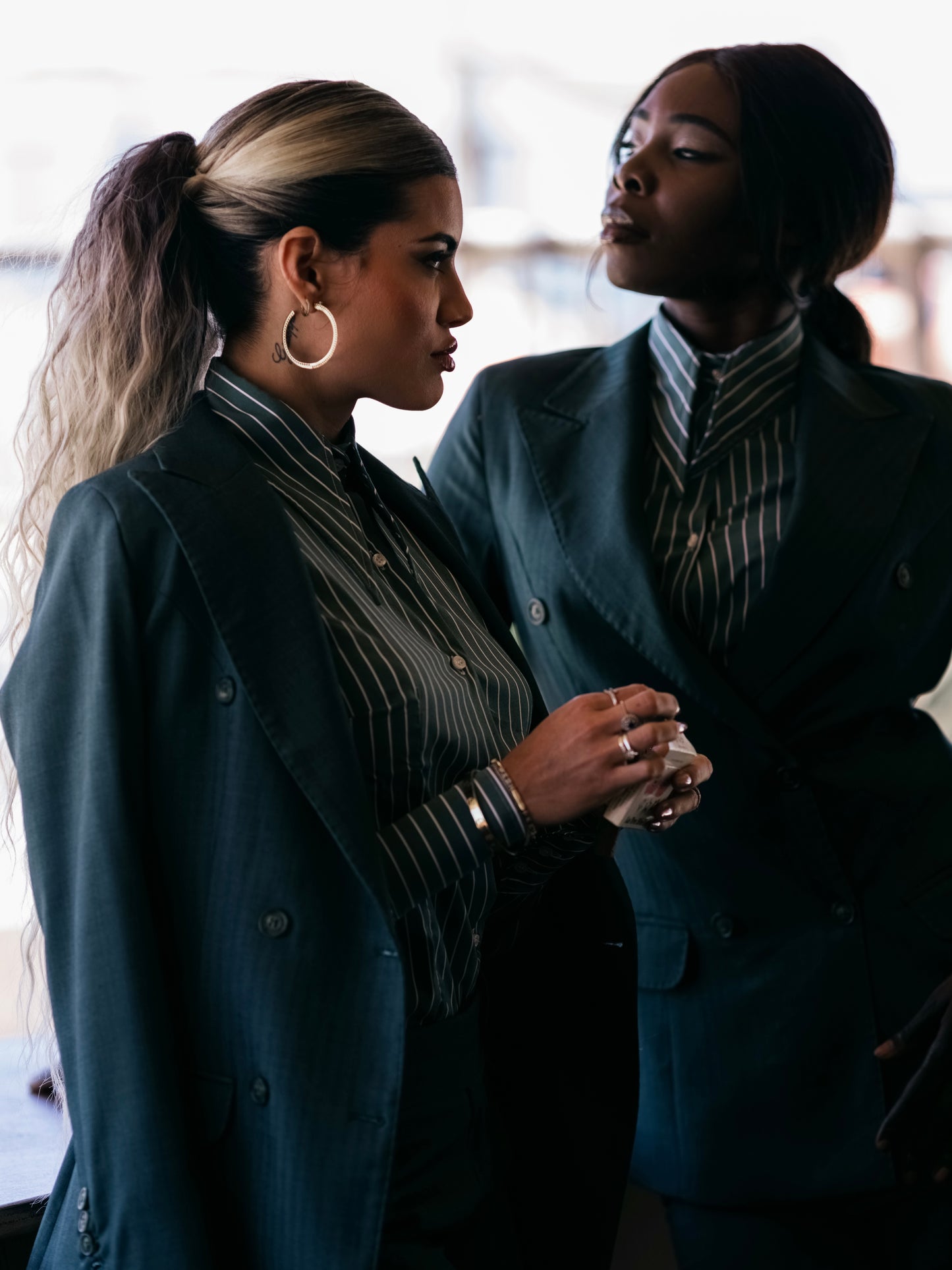 Giacca doppiopetto smeraldo