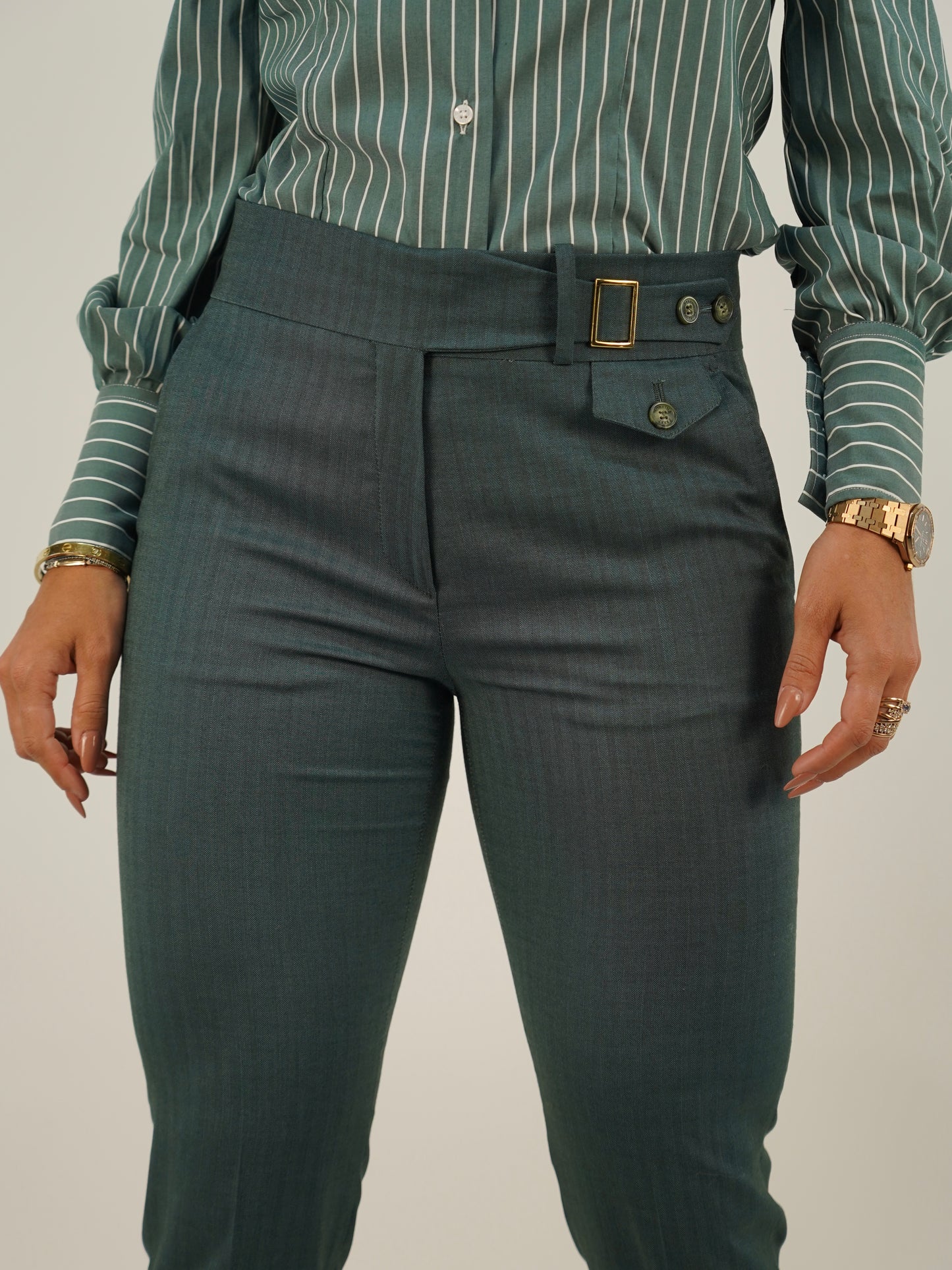 Giacca doppiopetto smeraldo