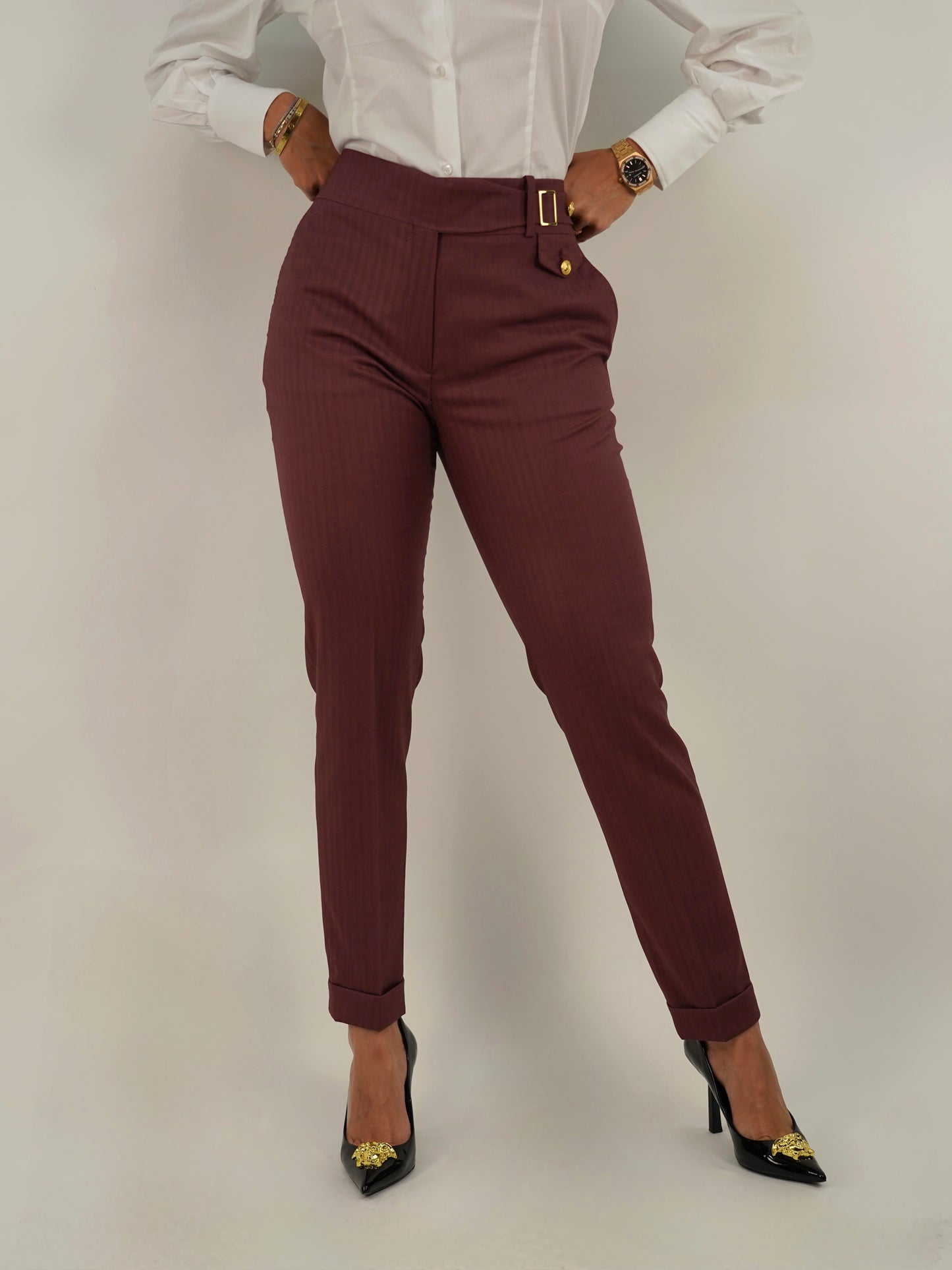 Giacca doppiopetto rubino