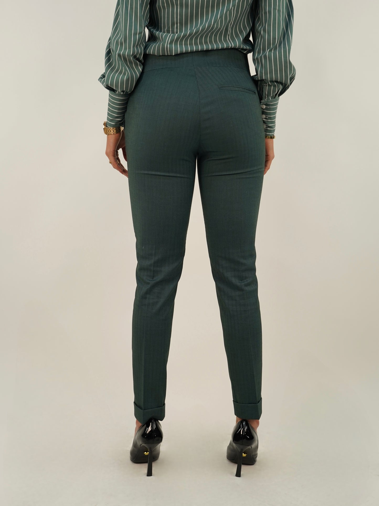 Giacca doppiopetto smeraldo