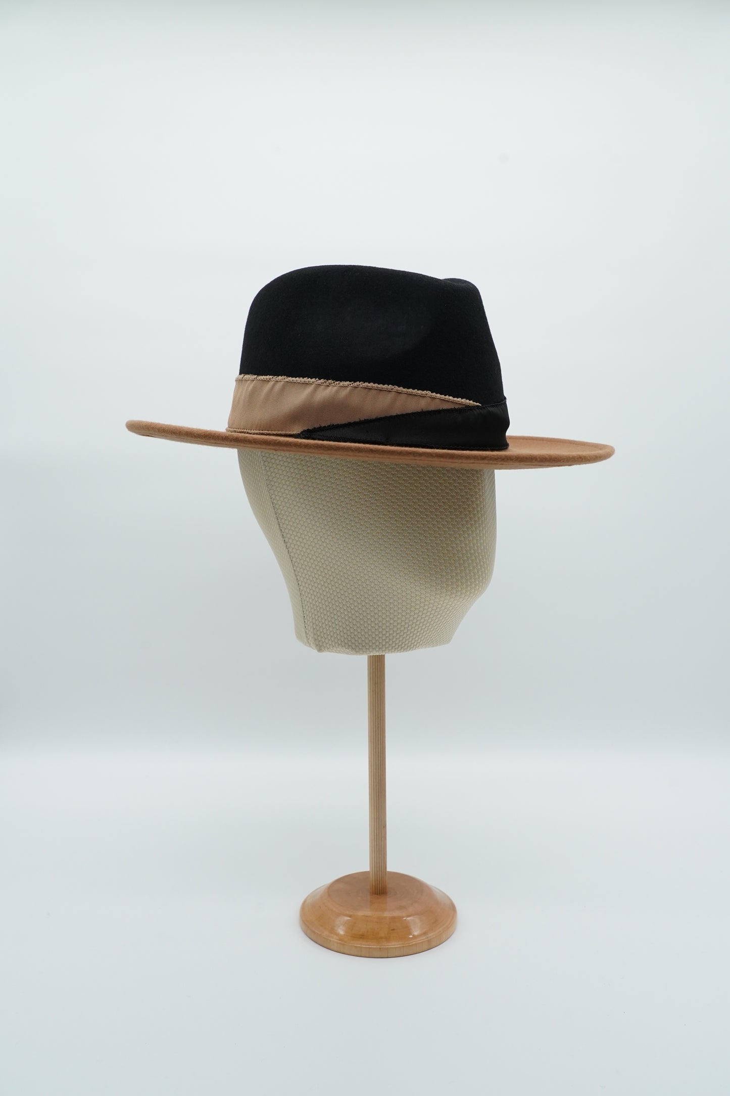 Cappello Texas bicolore Alce/Nero in feltro