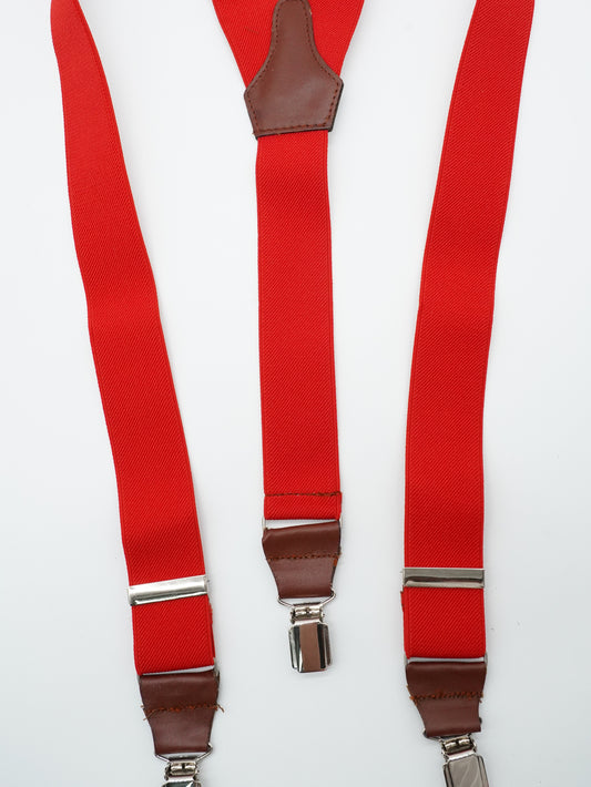 Bretelle rosse con clip