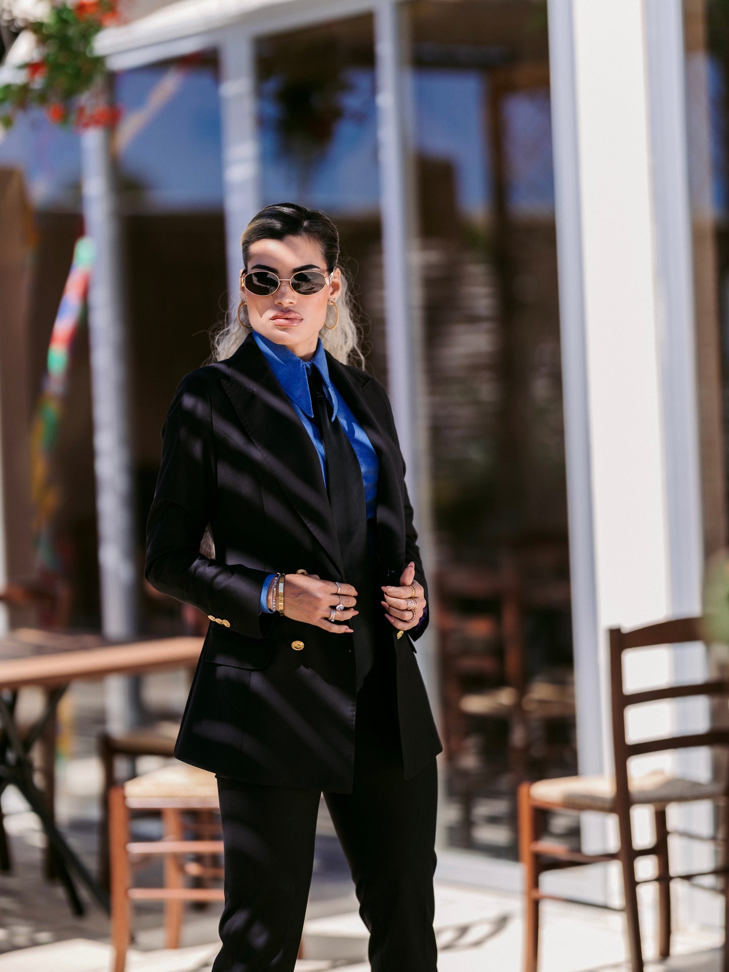 Giacca  doppiopetto nero