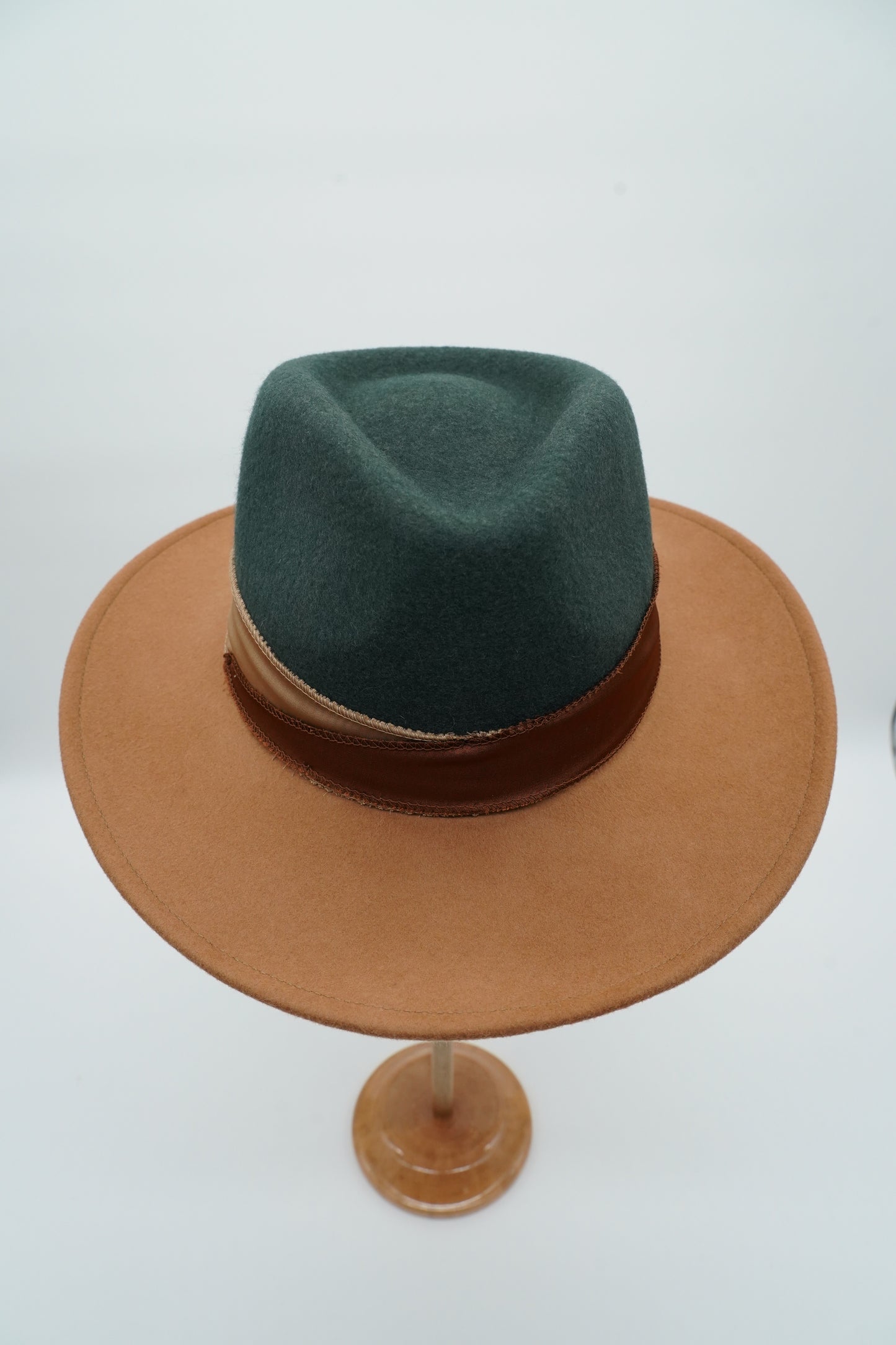 Cappello Texas Alce/Verde in feltro