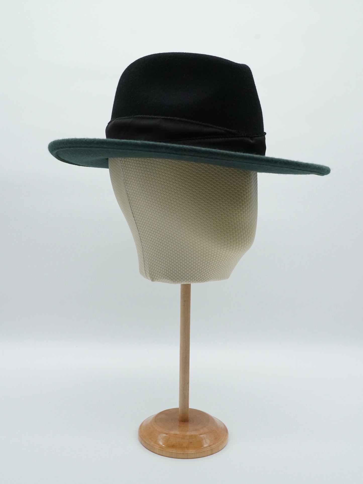 Cappello Texas Verde/Nero in feltro