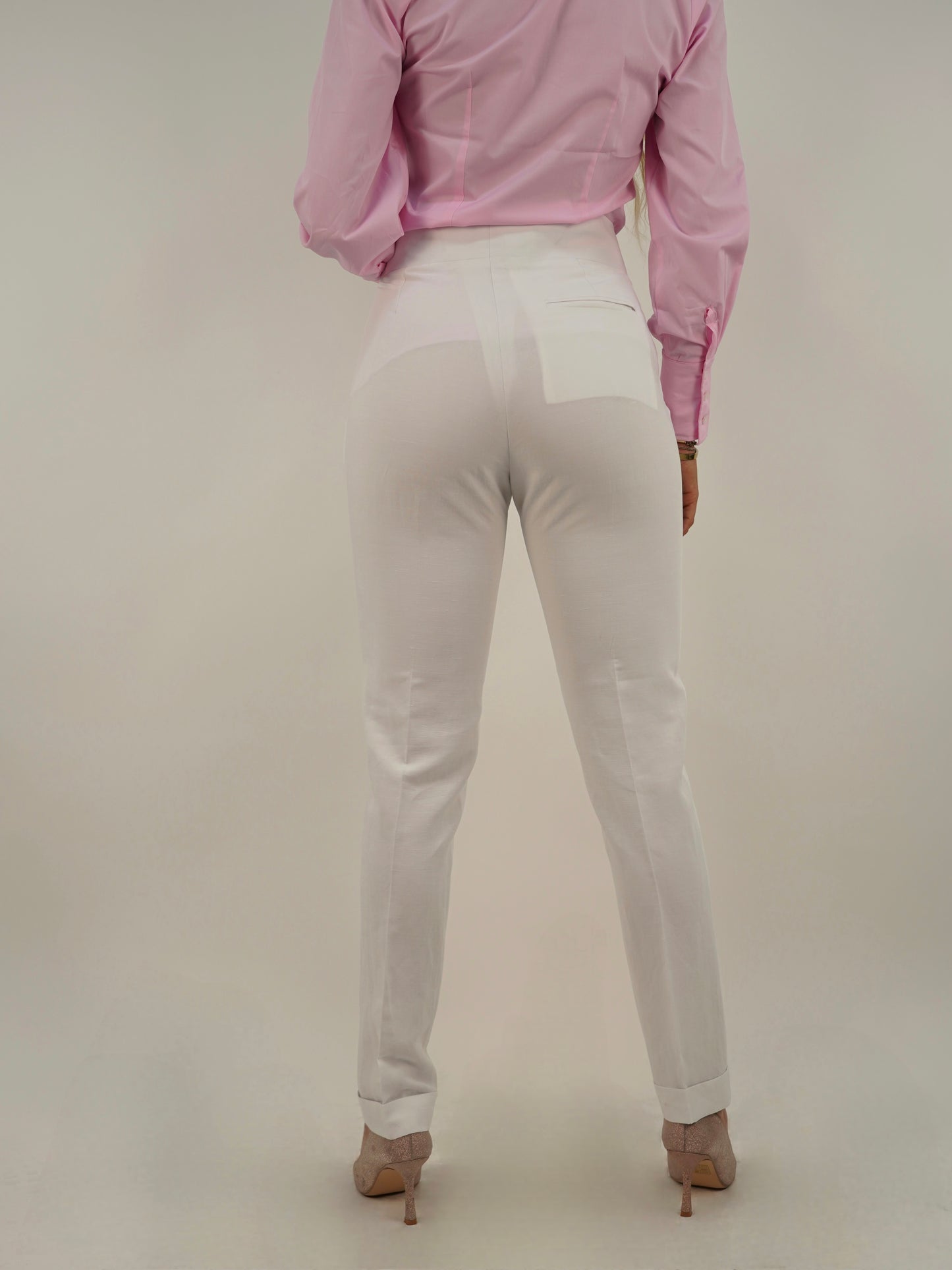 Giacca doppiopetto bianco Lino 100%lino