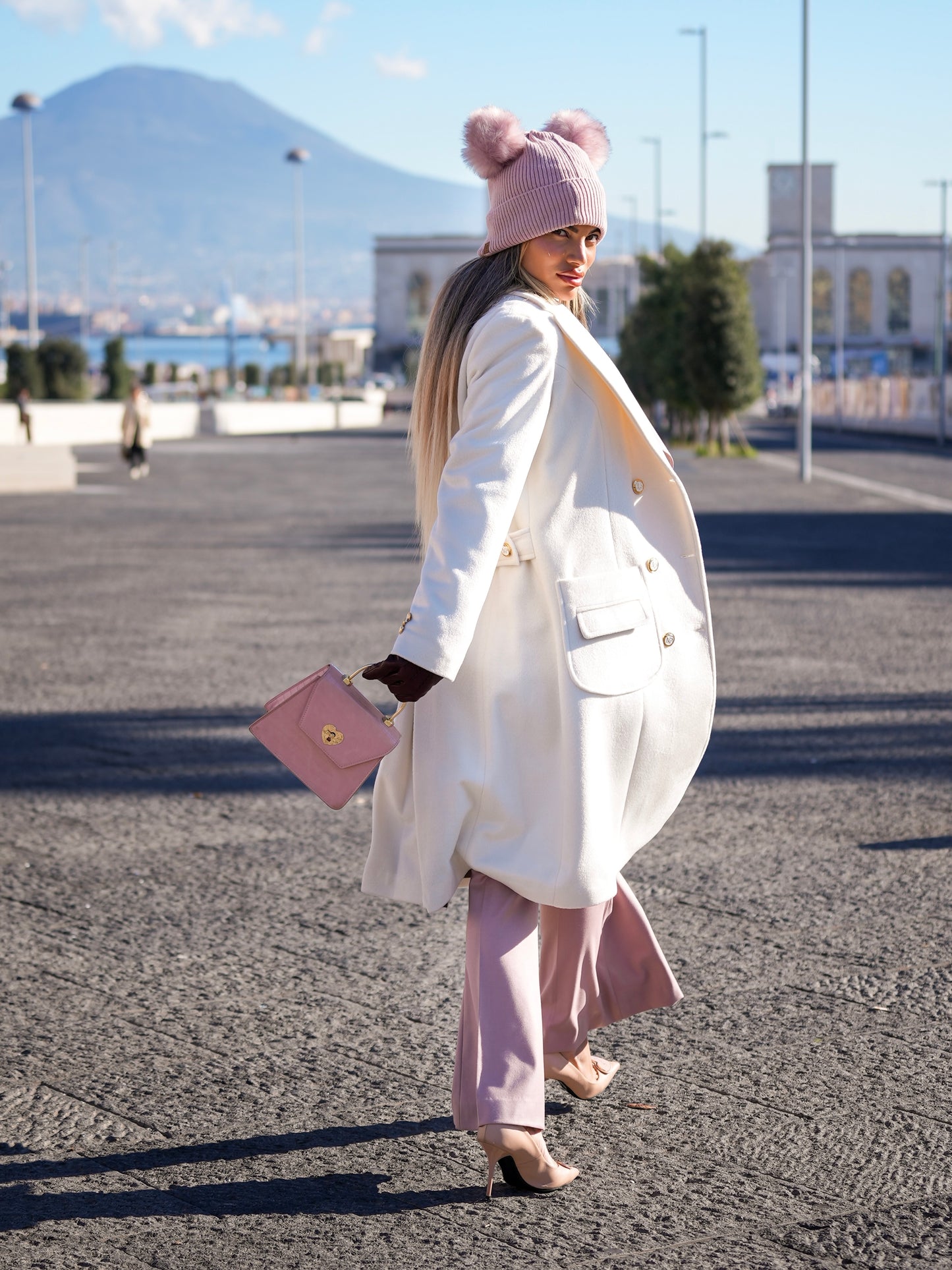 Cappotto princess panna