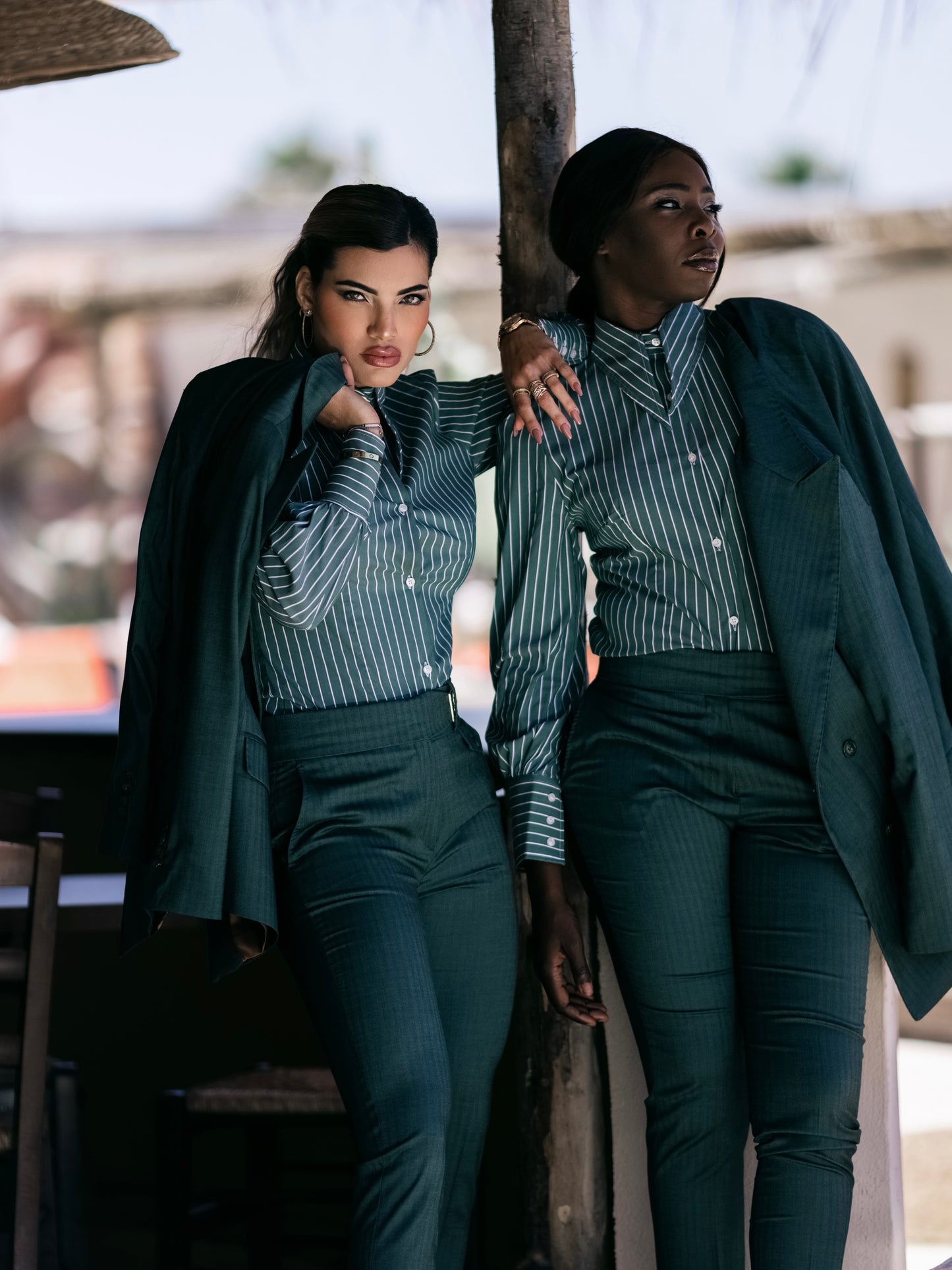 Giacca doppiopetto smeraldo