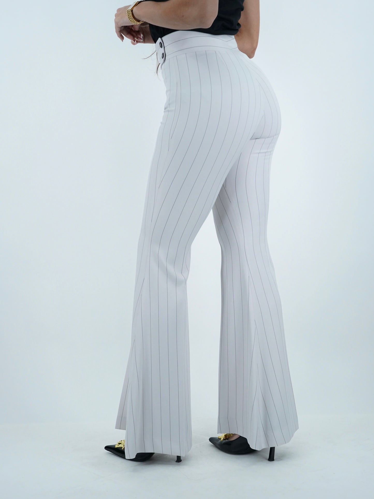 Gurkha bianco gessato